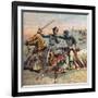 After the Battle of Crecy, 1346-null-Framed Giclee Print