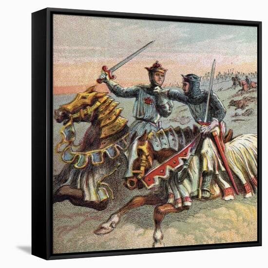 After the Battle of Crecy, 1346-null-Framed Stretched Canvas