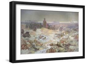 After the Battle of Grunwald, from the 'Slav Epic', 1924-Alphonse Mucha-Framed Giclee Print