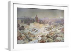 After the Battle of Grunwald, from the 'Slav Epic', 1924-Alphonse Mucha-Framed Giclee Print