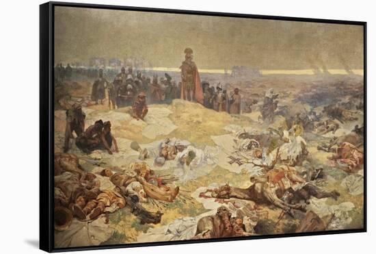 After the Battle of Grunwald. the Solidarity of the Northern Slavs (The Cycle the Slav Epi)-Alphonse Mucha-Framed Stretched Canvas