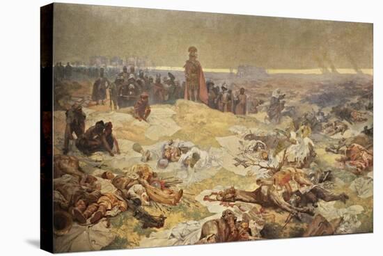 After the Battle of Grunwald. the Solidarity of the Northern Slavs (The Cycle the Slav Epi)-Alphonse Mucha-Stretched Canvas