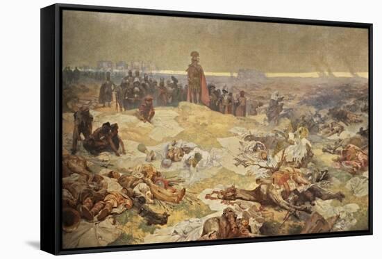 After the Battle of Grunwald. the Solidarity of the Northern Slavs (The Cycle the Slav Epi)-Alphonse Mucha-Framed Stretched Canvas