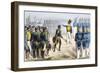 After the Battle of Monterrey, Mexican General Pedro De Ampudia Surrenders the City to American…-null-Framed Giclee Print