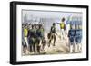 After the Battle of Monterrey, Mexican General Pedro De Ampudia Surrenders the City to American…-null-Framed Giclee Print