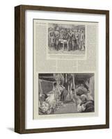 After the Battle of Omdurman, Bringing the Sick and Wounded Down to Cairo-S.t. Dadd-Framed Giclee Print