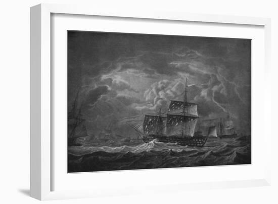 'After the Battle of Trafalgar', c1806-Robert Dodd-Framed Giclee Print