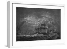 'After the Battle of Trafalgar', c1806-Robert Dodd-Framed Giclee Print