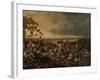 After the Battle of Waterloo, on 18 June 1815, 1820-William Heath-Framed Giclee Print