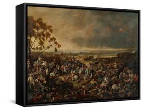 After the Battle of Waterloo, on 18 June 1815, 1820-William Heath-Framed Stretched Canvas