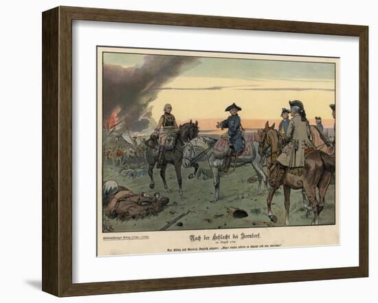 After the Battle of Zorndorf-Richard Knoetel-Framed Giclee Print