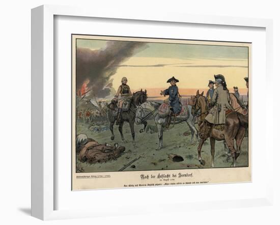 After the Battle of Zorndorf-Richard Knoetel-Framed Giclee Print