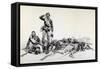 After the Battle-Frederic Sackrider Remington-Framed Stretched Canvas