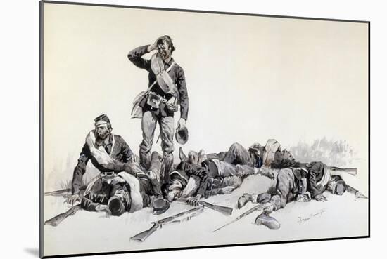 After the Battle-Frederic Sackrider Remington-Mounted Giclee Print