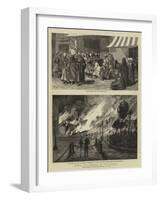 After the Burning of Alexandria-Charles Edwin Fripp-Framed Giclee Print