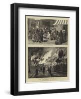 After the Burning of Alexandria-Charles Edwin Fripp-Framed Premium Giclee Print