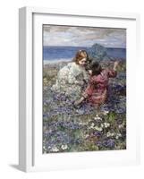 After the Butterfly Chase, 1911-Edward Atkinson Hornel-Framed Giclee Print