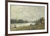 After the Debacle, the Seine at the Pont De Suresnes-Alfred Sisley-Framed Giclee Print