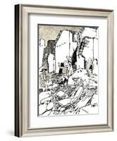 'After the Earthquake', 1907 (1912)-Charles Robinson-Framed Giclee Print