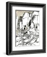 'After the Earthquake', 1907 (1912)-Charles Robinson-Framed Giclee Print