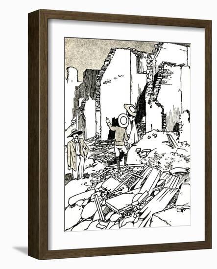 'After the Earthquake', 1907 (1912)-Charles Robinson-Framed Giclee Print