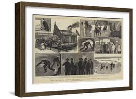 After the Egyptian Campaign, the Special Correspondents' Holiday Trip Up the Nile-Joseph Nash-Framed Giclee Print