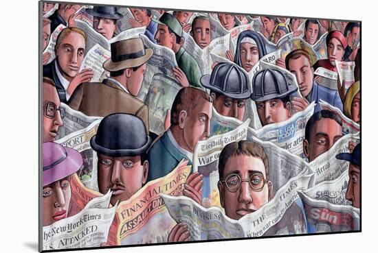 After the Eleventh, 2001-PJ Crook-Mounted Giclee Print