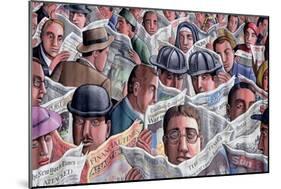 After the Eleventh, 2001-PJ Crook-Mounted Giclee Print