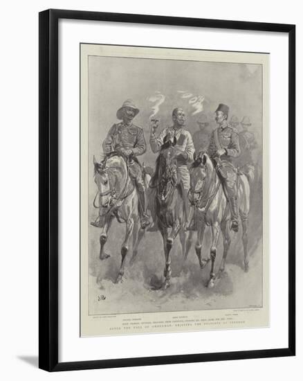 After the Fall of Omdurman, Enjoying the Delights of Freedom-John Charlton-Framed Giclee Print