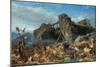 After the Flood: the Exit of Animals from the Ark, 1867-Filippo Palizzi-Mounted Giclee Print