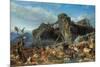 After the Flood: the Exit of Animals from the Ark, 1867-Filippo Palizzi-Mounted Giclee Print