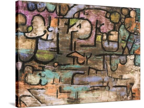 After the Flood-Paul Klee-Stretched Canvas