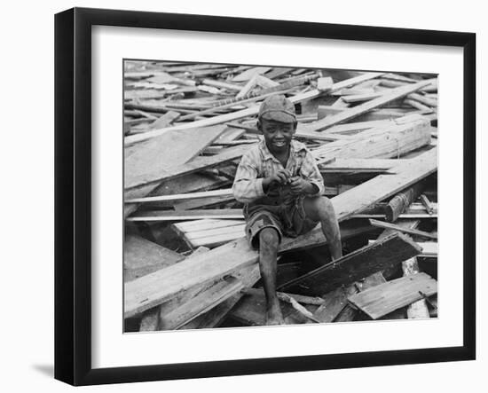 After the Galveston Hurricane, 1900-American Photographer-Framed Photographic Print