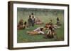 After the Game-Fausto Zonaro-Framed Giclee Print