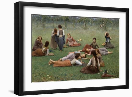 After the Game-Fausto Zonaro-Framed Giclee Print