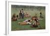 After the Game-Fausto Zonaro-Framed Giclee Print