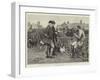 After the Harvest in the West of England, a Sheep-Fair in Cornwall-Frank Dadd-Framed Giclee Print