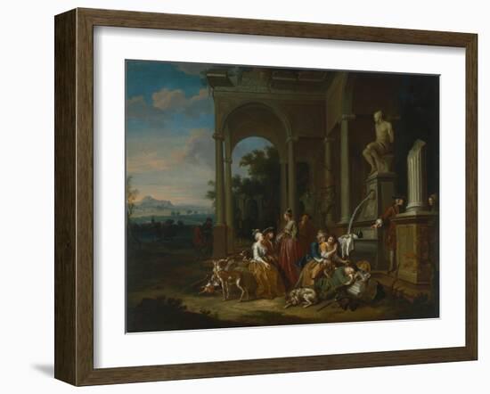 After the Hunt, 1729-Peter Jacob Horemans-Framed Giclee Print