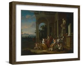 After the Hunt, 1729-Peter Jacob Horemans-Framed Giclee Print