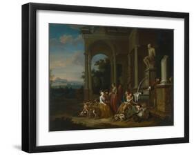 After the Hunt, 1729-Peter Jacob Horemans-Framed Giclee Print