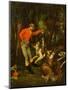 After the Hunt, c.1859-Gustave Courbet-Mounted Premium Giclee Print