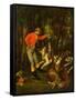 After the Hunt, c.1859-Gustave Courbet-Framed Stretched Canvas