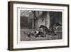 After the Hunt, Dogs, Deer, Hare, Ducks, 1876-null-Framed Giclee Print