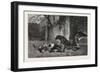 After the Hunt, Dogs, Deer, Hare, Ducks, 1876-null-Framed Giclee Print