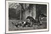 After the Hunt, Dogs, Deer, Hare, Ducks, 1876-null-Mounted Giclee Print