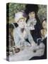 After the Luncheon (La Fin Du Déjeuner), 1879-Pierre-Auguste Renoir-Stretched Canvas