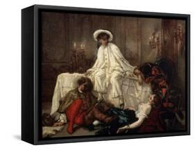 After the Masquerade, 1850S-Thomas Couture-Framed Stretched Canvas