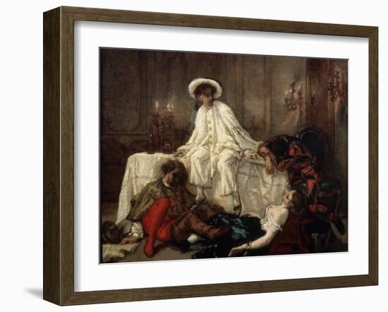 After the Masquerade, 1850S-Thomas Couture-Framed Giclee Print