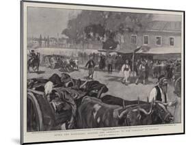After the Massacres, Carting the Armenians to the Cemetery at Shishly-William Hatherell-Mounted Giclee Print