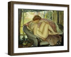 After the Morning Bath-Richard Edward Miller-Framed Giclee Print